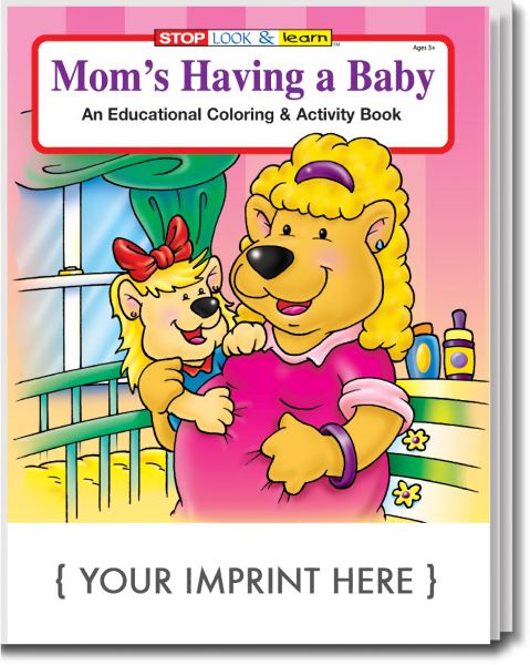 Main Product Image for Mom's Having A Baby Coloring And Activity Book USA Made