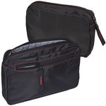 Monaco (TM) Accessory Pouch - Black-red
