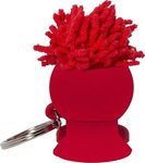MopTopper (TM) Mobile Stand Cord Winder Key Chain - Red