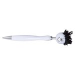 MopTopper (TM) Spinner Ball Pen - White