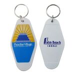 Motel Key Tag - White