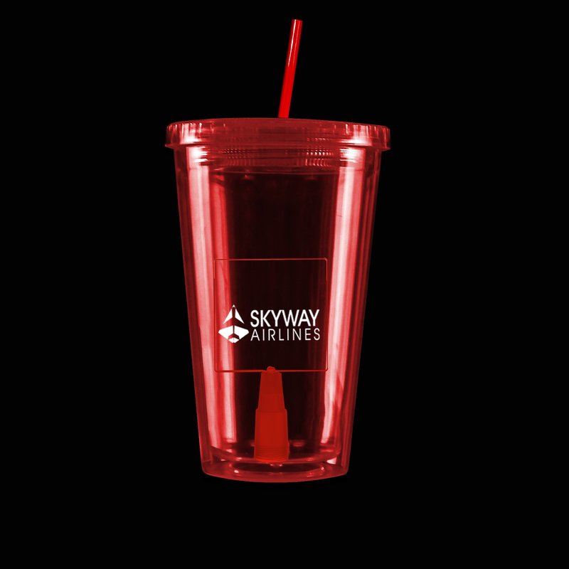 Main Product Image for Light Up Travel Cup With Square Insert 16 Oz