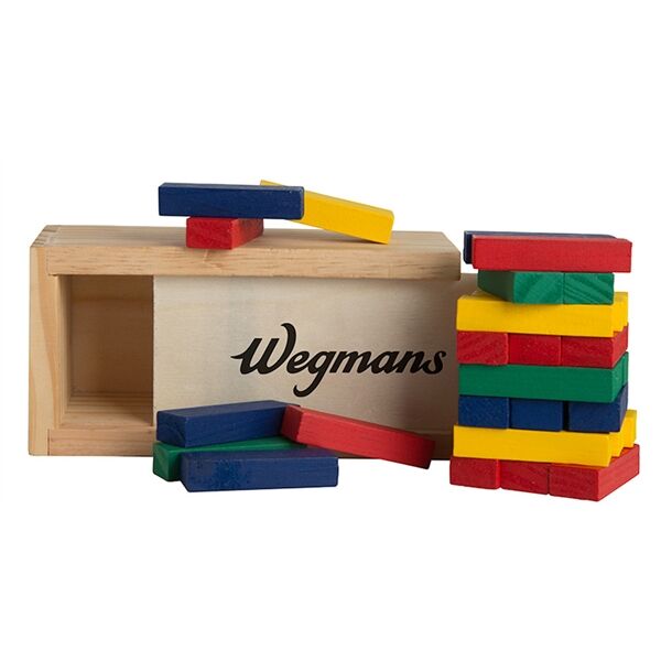 Main Product Image for Promotional Multi-Colored Block Wooden Tower Puzzle