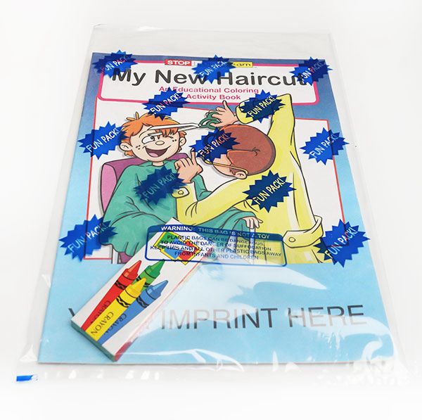 Main Product Image for My New Haircut Coloring And Activity Book Fun Pack USA Made
