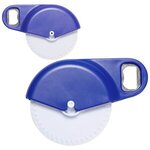 Napoli Pizza Cutter with Bottle Opener - Blue