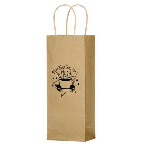 Main Product Image for Natural Kraft 1-Bottle Wine Bag