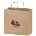 Natural Kraft Carry-Out Bags - Flexo Ink -  