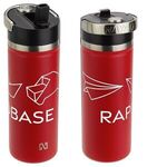 NAYAD™ Ranger 18 oz Stainless Double Wall Bottle with Flip - Medium Red