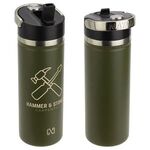 NAYAD™ Ranger 18 oz Stainless Double Wall Bottle with Flip - Olive