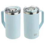 NAYAD(TM) Metro 20 oz Stainless Double Wall Mug - Light Blue