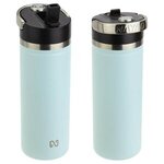 NAYAD(TM) Ranger 18 oz Stainless Bottle w/ Flip-Top Spout - Seafoam Blue