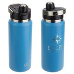 NAYAD™ Traveler 26 oz Stainless Bottle w/ Twist-Top Spout - Medium Blue