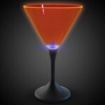 Neon LED Martini Glasses - Orange