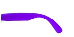 Neon Sunglasses - Black Frame - Purple