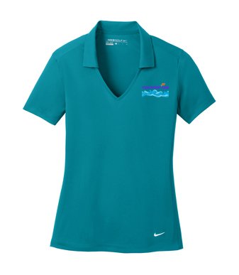 Main Product Image for Custom Golf Shirt Ladies Vertical Mesh Dri-FIT Nike