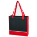 Non-Woven Accent Tote Bag - Red