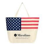 Buy Non-Woven American Flag Tote Bag