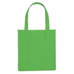 Non-Woven Avenue Shopper Tote Bag - Kelly Green