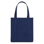 Non-Woven Avenue Shopper Tote Bag - Navy