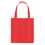 Non-Woven Avenue Shopper Tote Bag - Red