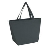 Non-Woven Budget Shopper Tote Bag - Black