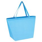 Non-Woven Budget Shopper Tote Bag - Light Blue