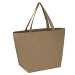 Non-Woven Budget Shopper Tote Bag - Tan