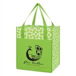 Non-Woven Geometric Shopping Tote Bag -  