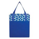 Non-Woven Geometric Shopping Tote Bag -  