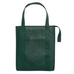 Non-Woven Insulated Shopper Tote Bag - Forest Green