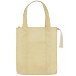 Non-Woven Insulated Shopper Tote Bag - Natural