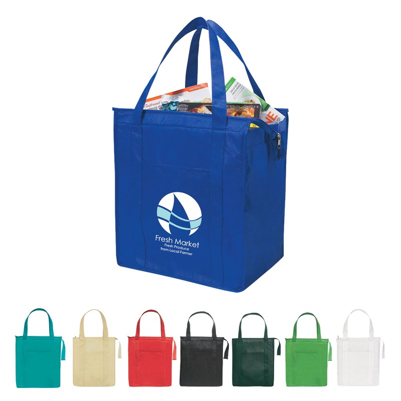Main Product Image for Imprinted Non-Woven Insulated Shopper Tote Bag