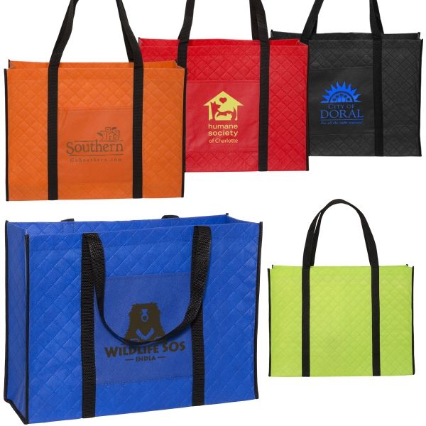 Main Product Image for Imprinted Non-Woven Quilted Tote Bag