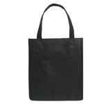Non-Woven Shopper Tote Bag - Black