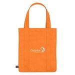 Non-Woven Shopper Tote Bag With 100% RPET Material -  