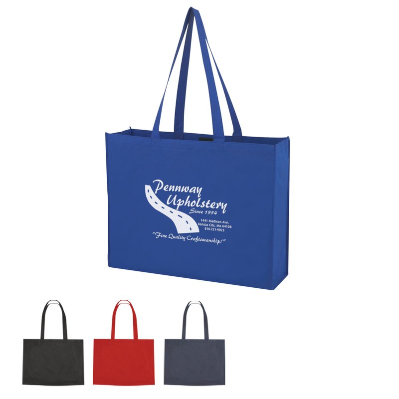 Main Product Image for Imprinted Shopper Tote & Hook And Loop Closure