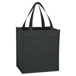 Non-Woven Shopping Tote Bag - Black