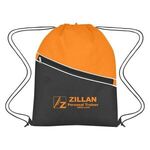 Non-Woven Two-Tone Hit Sports Pack - Orange/ Black