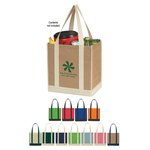 Buy Imprinted Non-Woven Two-Tone Shopper Tote Bag