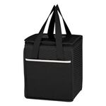 Non-Woven Wave Design Kooler Lunch Bag -  