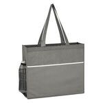 Non-Woven Wave Design Tote Bag -  