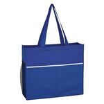 Non-Woven Wave Design Tote Bag -  