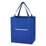 Non-Woven Wave Shopper Tote Bag -  