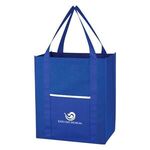 Non-Woven Wave Shopper Tote Bag -  