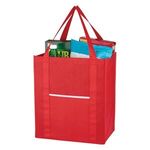 Non-Woven Wave Shopper Tote Bag -  