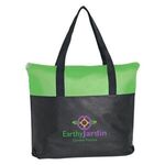 Non-Woven Zippered Tote Bag -  