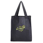 North Park - Non-Woven Shopping Tote Bag - Metallic imprint - Black