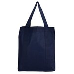 North Park - Non-Woven Shopping Tote Bag - Metallic imprint - Navy Blue