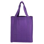 North Park - Non-Woven Shopping Tote Bag - Metallic imprint - Purple