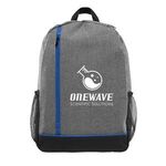 Northwest - 600D Polyester Canvas Backpack - Gray-blue-black